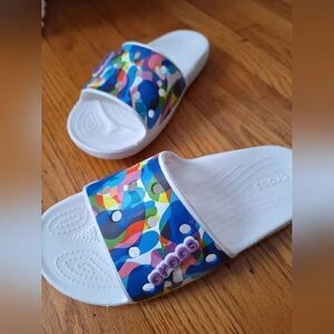 Cross Sz 7 sandals multicolor